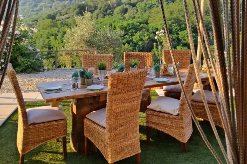 farm to table dining in tuscany